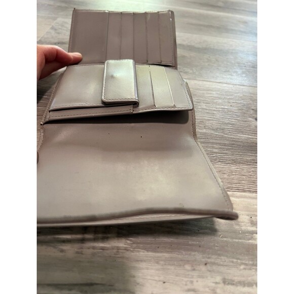 Authentic Vintage Louis Vuitton Wallet Trifold Women Lilac Epi Print - Picture 6 of 10